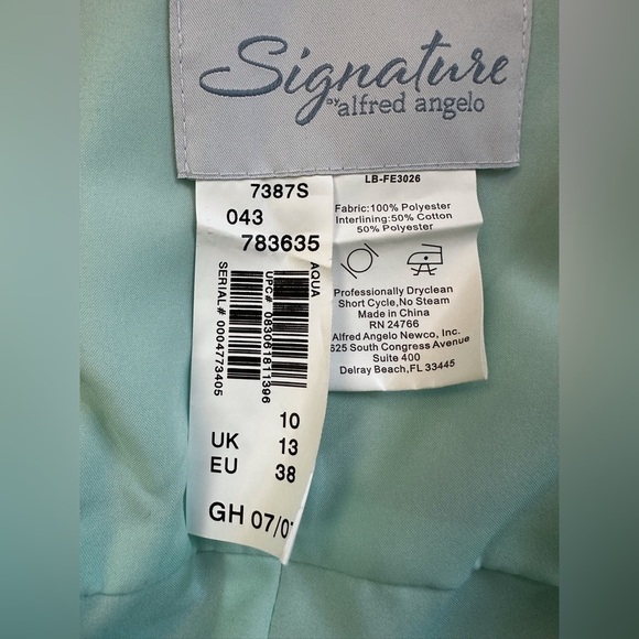 Alfred Angelo Green One-Shoulder Ruched Wedding Guest Dress - Picture 5 of 5